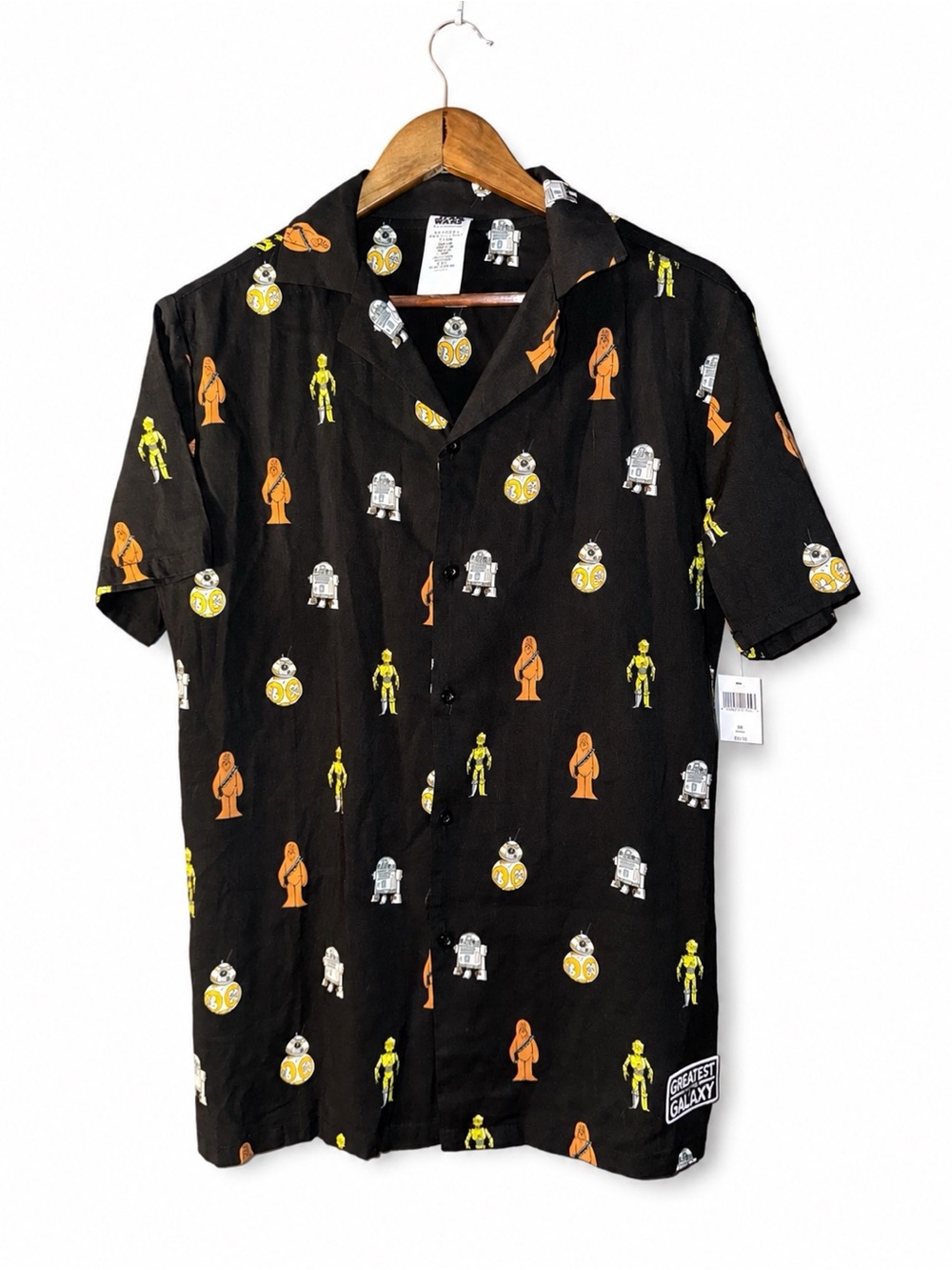 ⭐ Disney Parks Star Wars “Greatest in the Galaxy” Button-Up | Men’s L